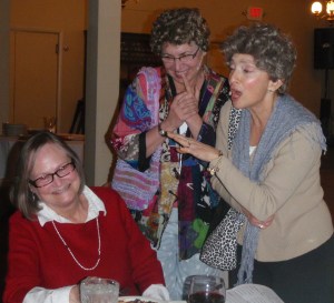 Jean O laughing it up with the 'suspect' sisters