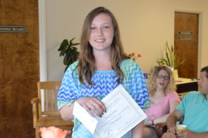 Juliana Losee 1st Place  Fiction Grades 6-8