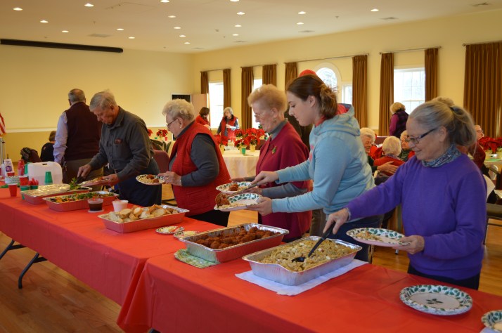 Luncheon sponsored by Pine Plains Recreation and the Friends. Food from The Platter.